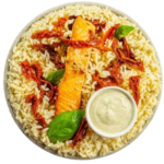 Herbed Orzo Salmon